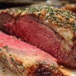 Garlic Butter Herb Prime Rib