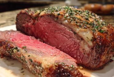 Garlic Butter Herb Prime Rib