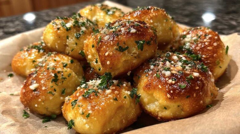 Garlic Parmesan Pretzel Bites