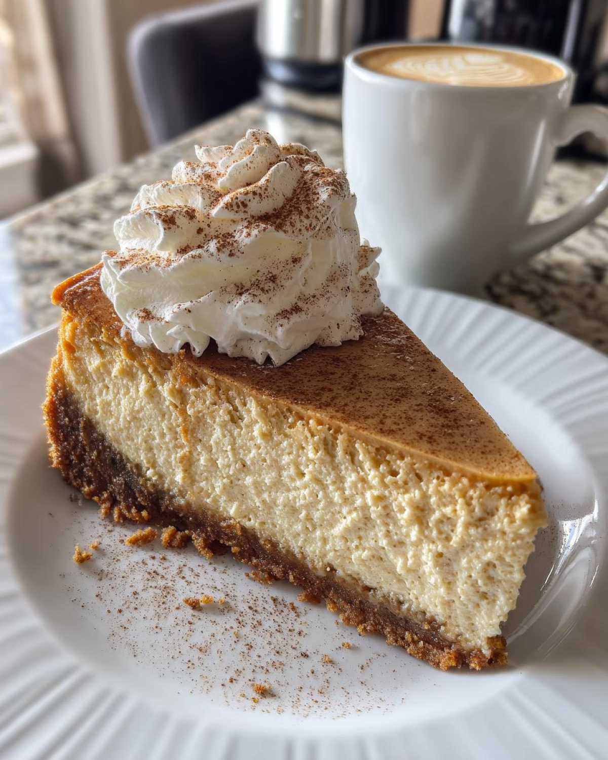 Gingerbread Latte Cheesecake - detail 3