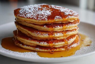 Gingerbread Pancake Stacks