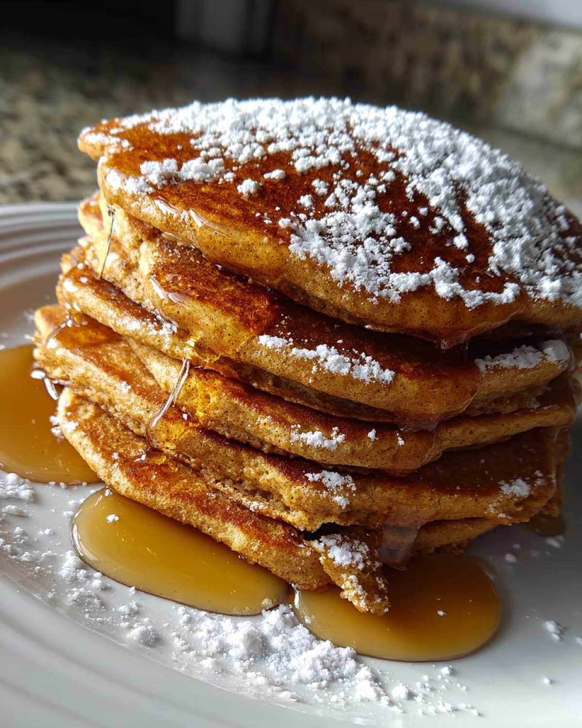 Gingerbread Pancake Stacks - detail 4