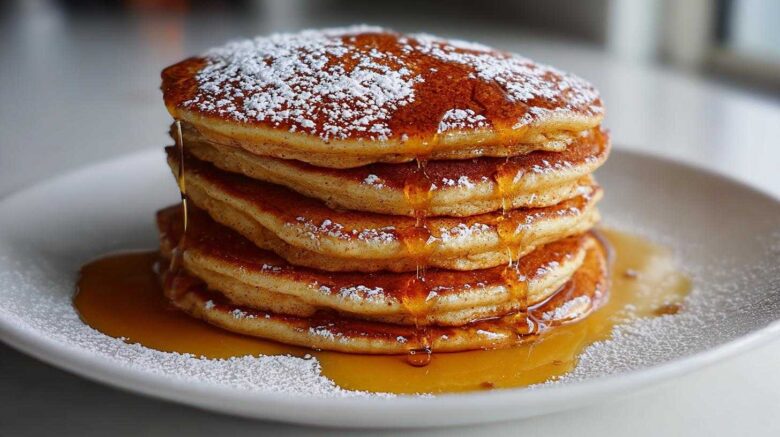 Gingerbread Pancake Stacks