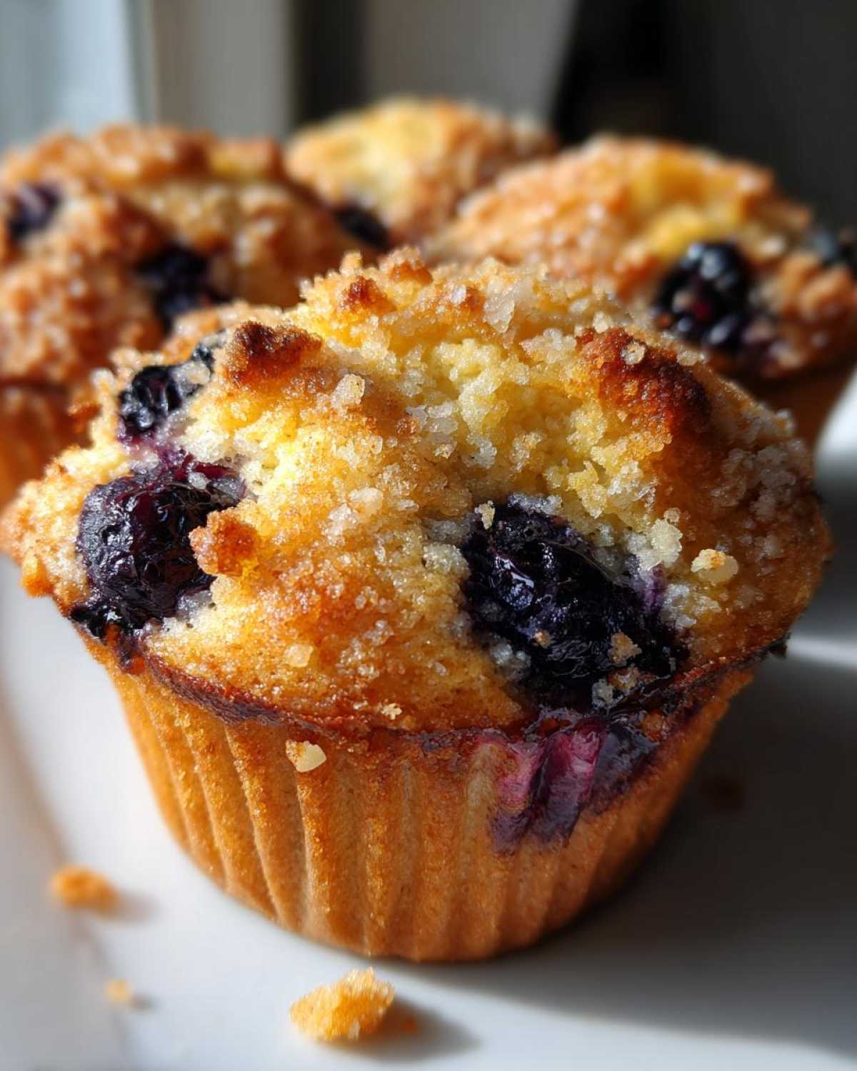 Gluten-free blueberry muffins - detail 1