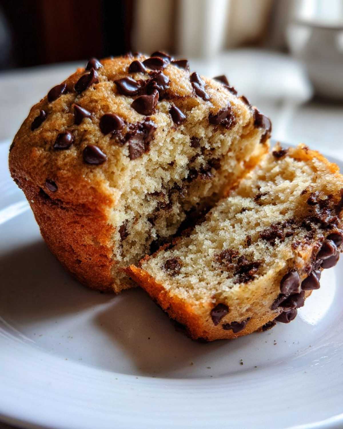 Gluten-free chocolate chip muffins - detail 2