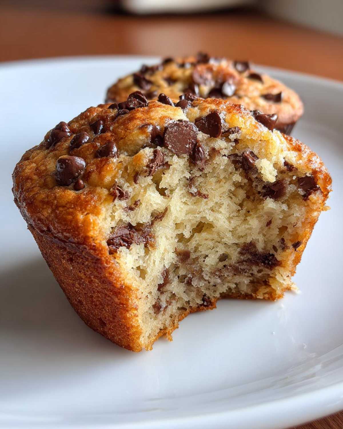 Gluten-free chocolate chip muffins - detail 3