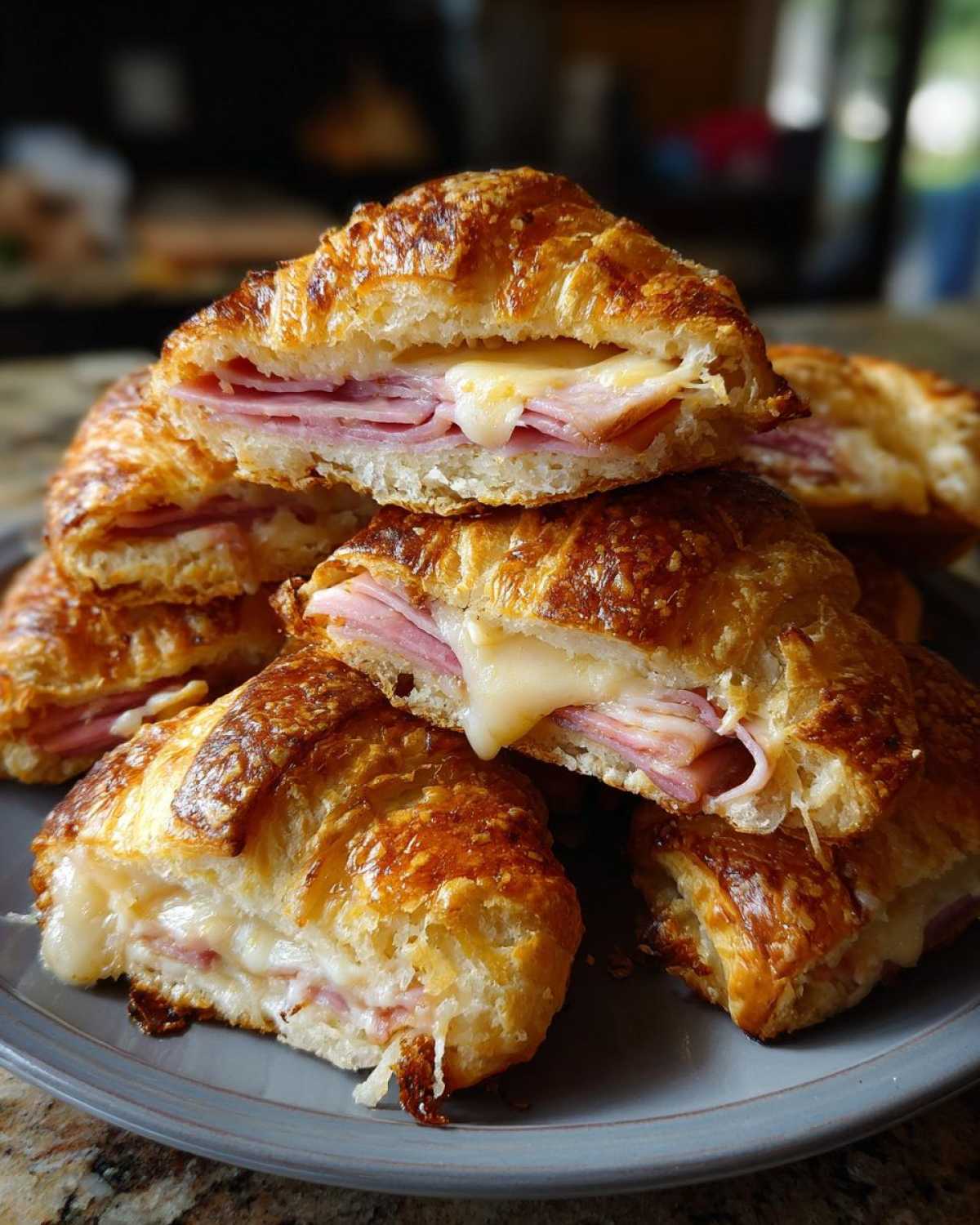 Ham and Cheese Sliders with Cranberry Aioli - detail 3