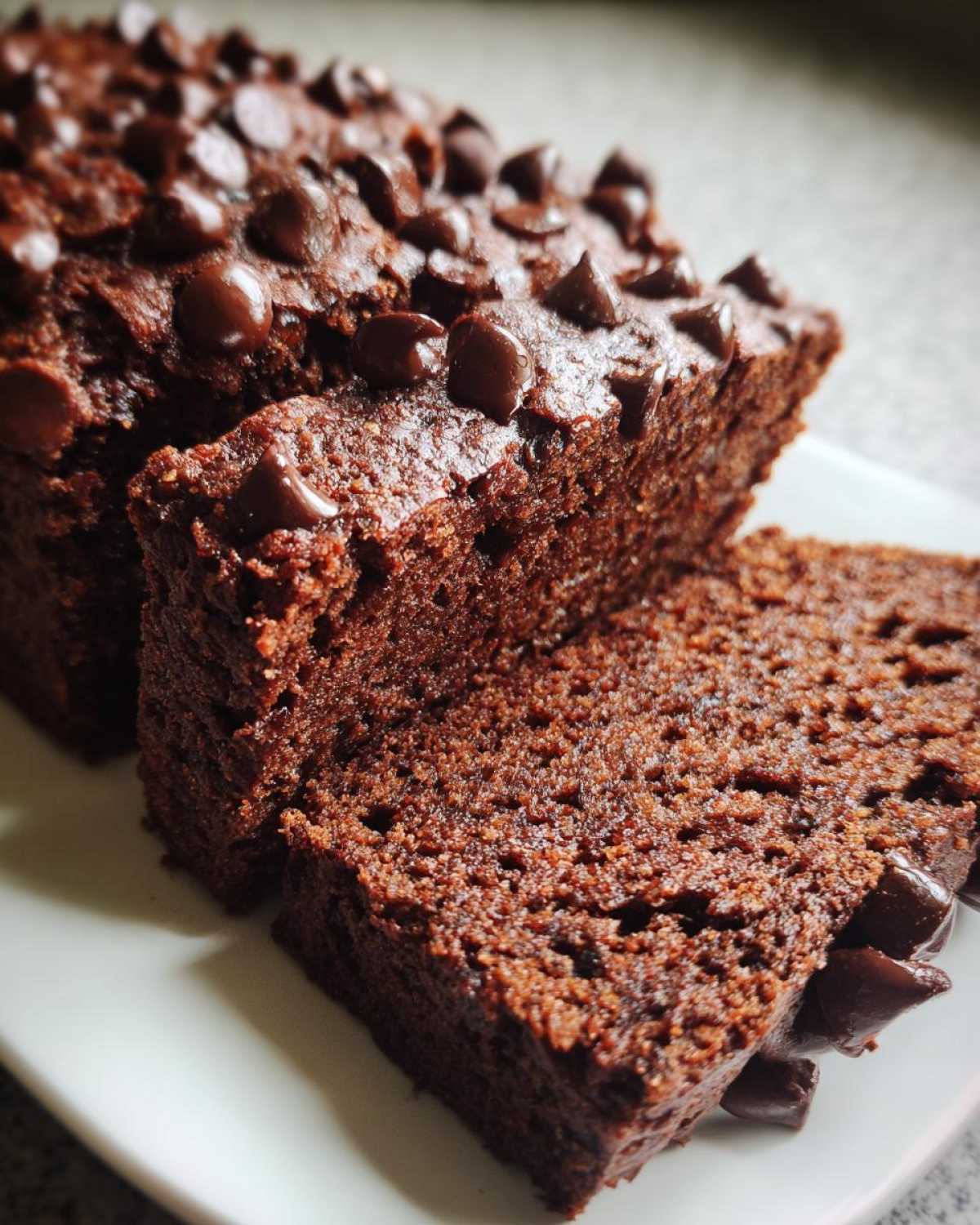 Healthy Double Chocolate Zucchini Bread Gluten Free - detail 3