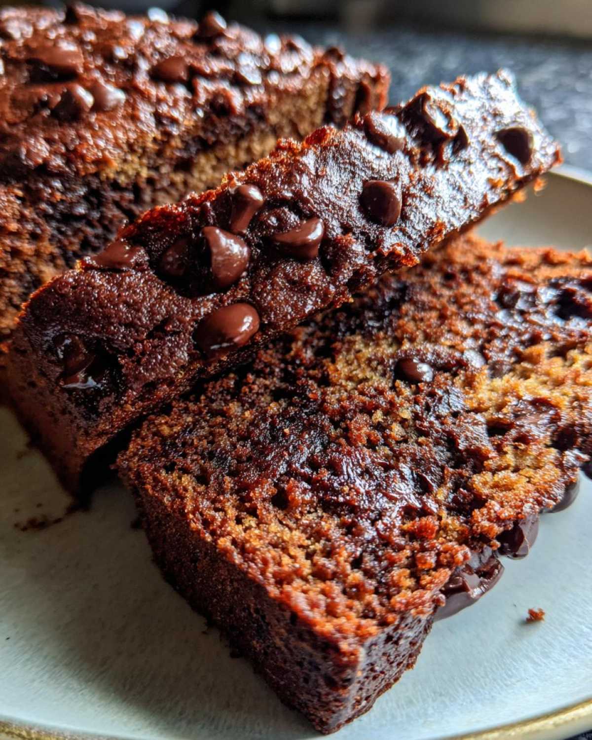 Healthy Double Chocolate Zucchini Bread Gluten Free - detail 4