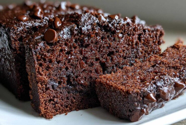 Healthy Double Chocolate Zucchini Bread Gluten Free