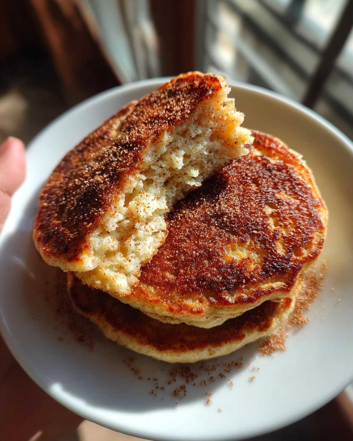 Healthy Gingerbread Protein Pancakes - detail 2