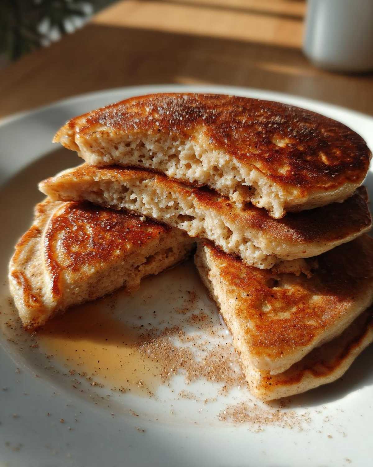 Healthy Gingerbread Protein Pancakes - detail 3