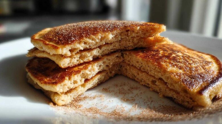 Healthy Gingerbread Protein Pancakes