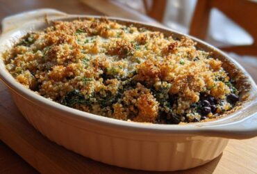 Herbed Quinoa and Spinach Casserole