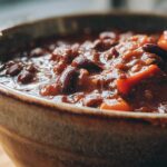 Holiday Chili with Chocolate and Peppers