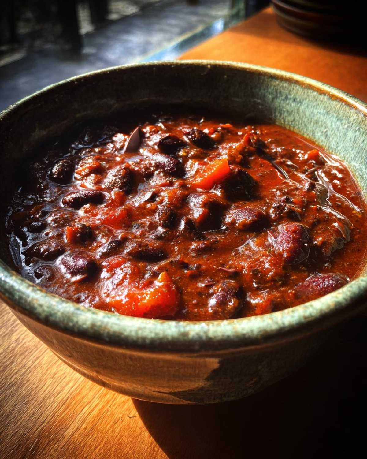 Holiday Chili with Chocolate and Peppers - detail 3