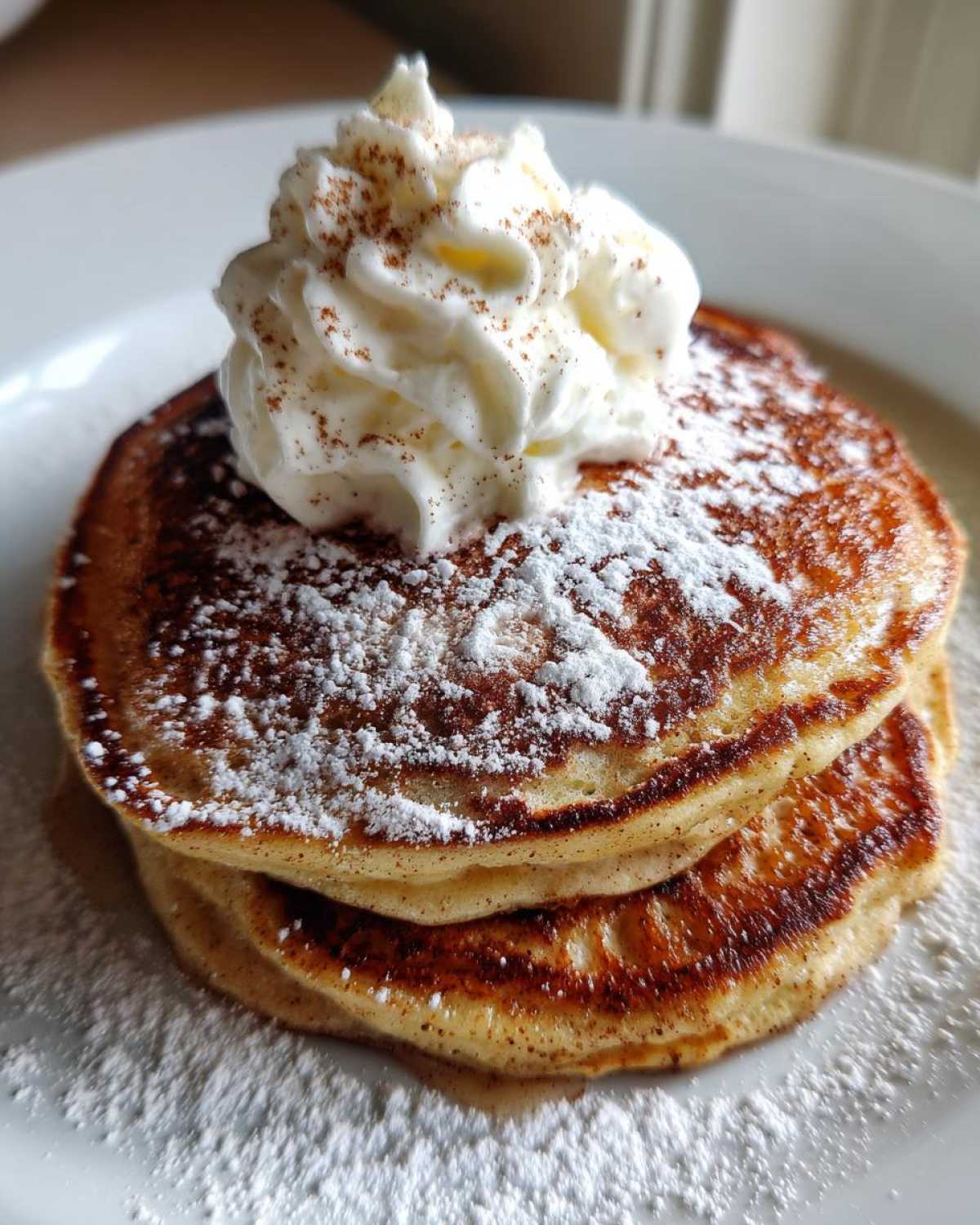 Holiday Eggnog Pancakes - detail 2