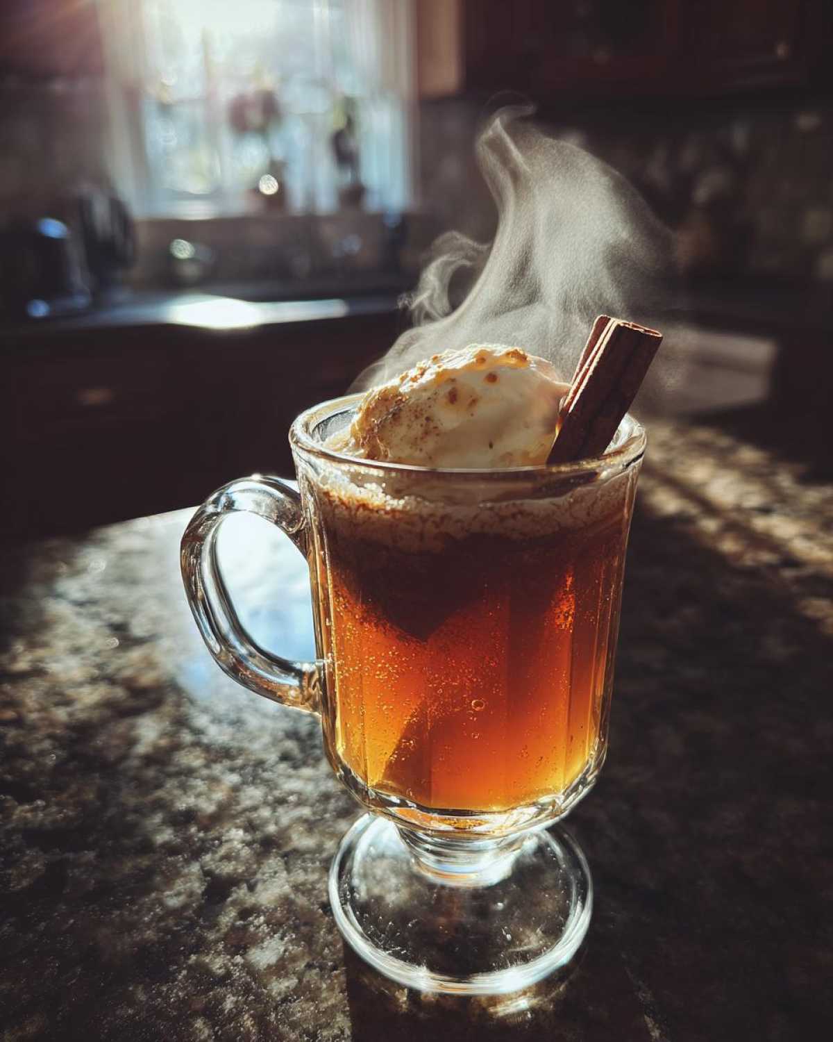 Hot Buttered Rum Cocktail - detail 1
