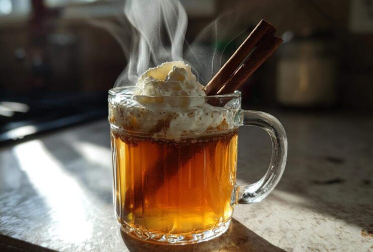 Hot Buttered Rum Cocktail