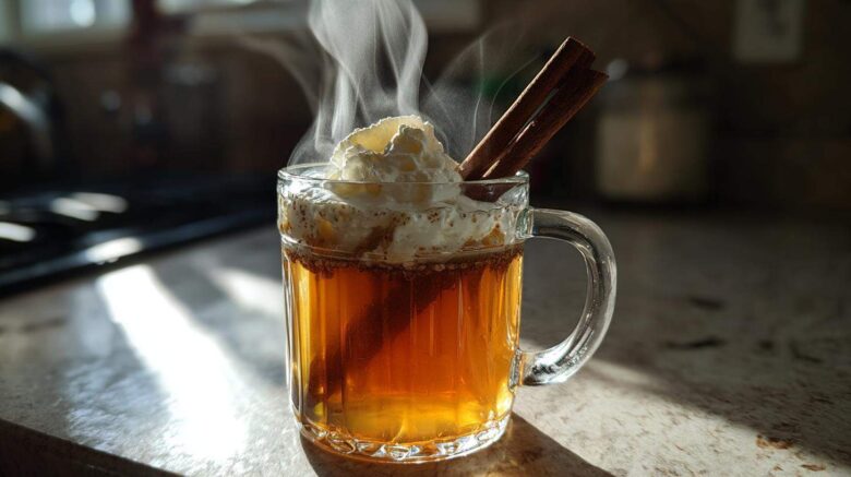 Hot Buttered Rum Cocktail