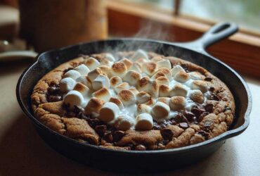 Hot Cocoa Cookie Skillet
