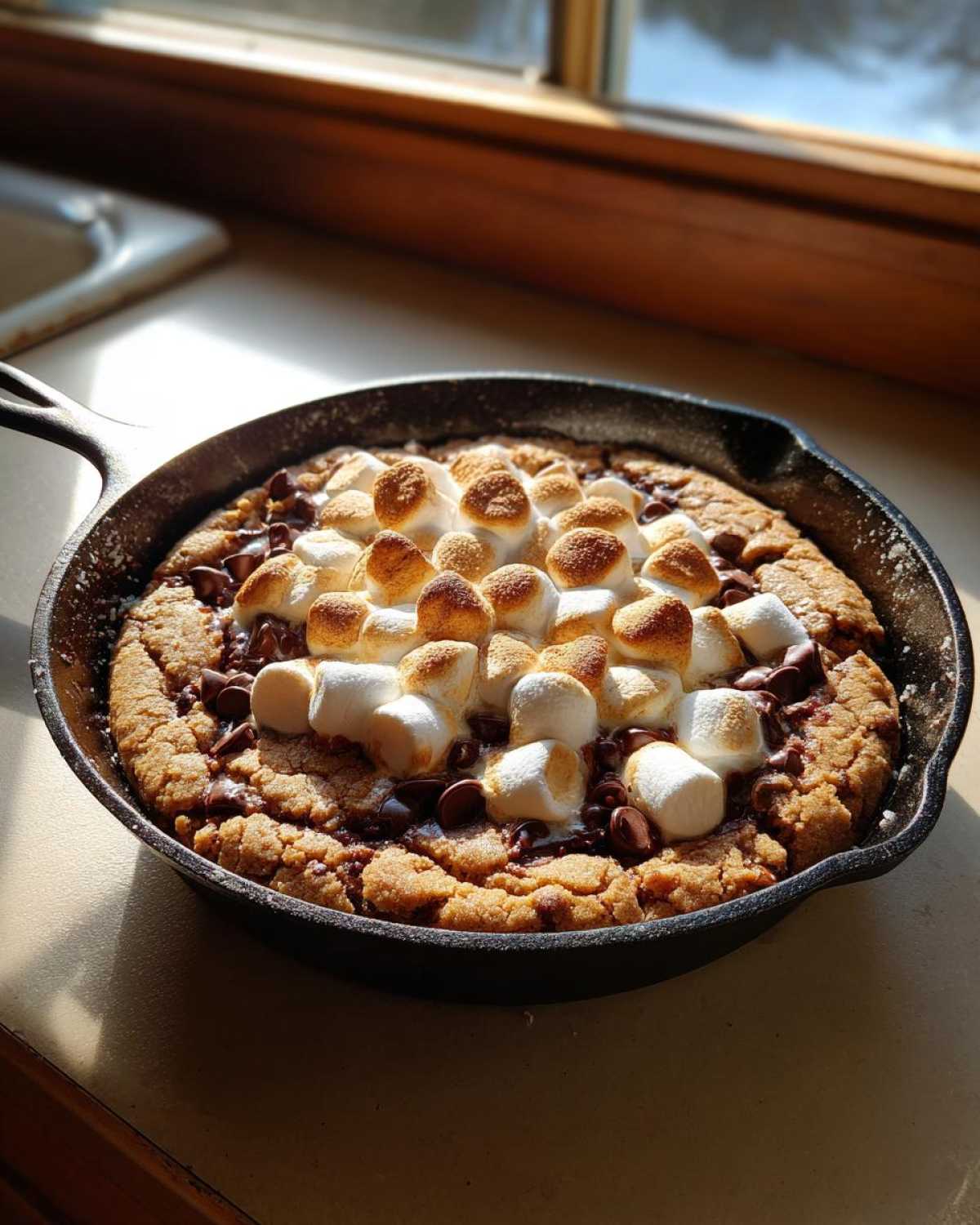 Hot Cocoa Cookie Skillet - detail 4