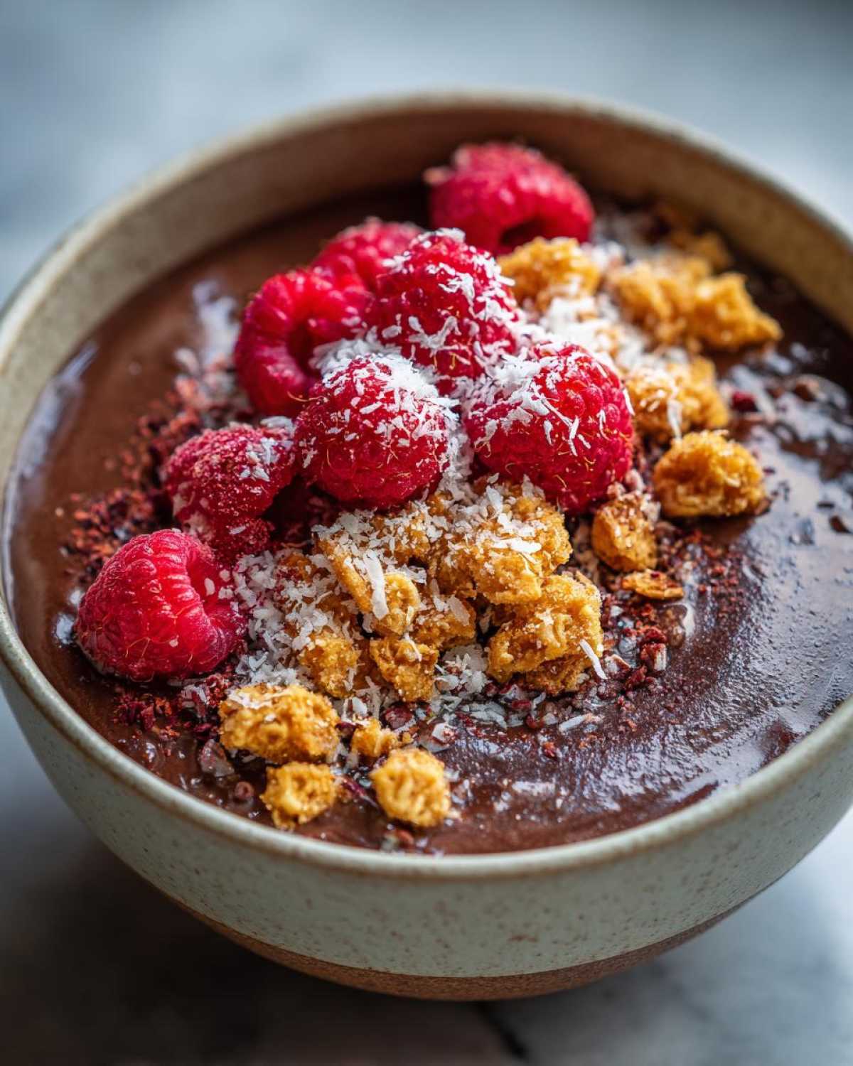 Hot Cocoa Smoothie Bowl - detail 1