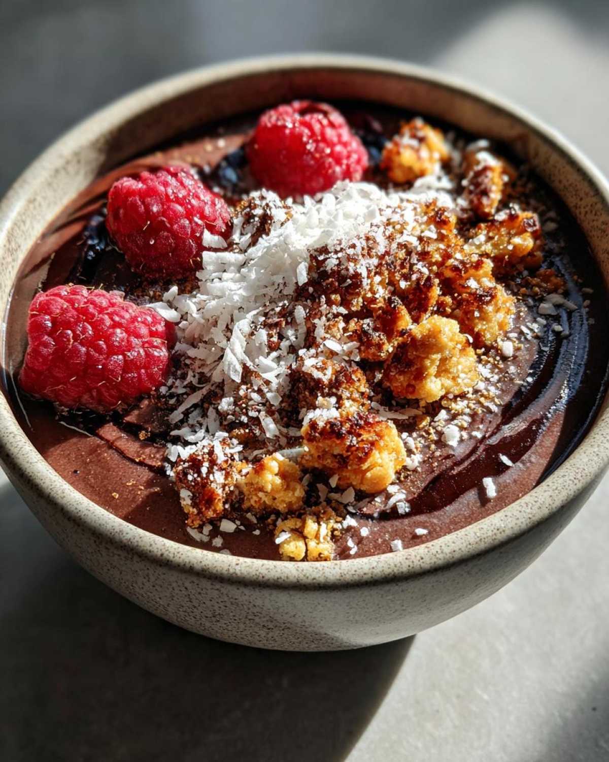 Hot Cocoa Smoothie Bowl - detail 3