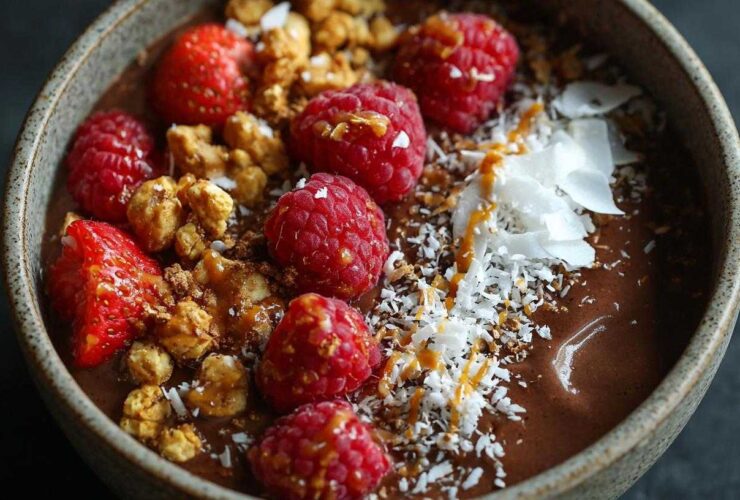 Hot Cocoa Smoothie Bowl