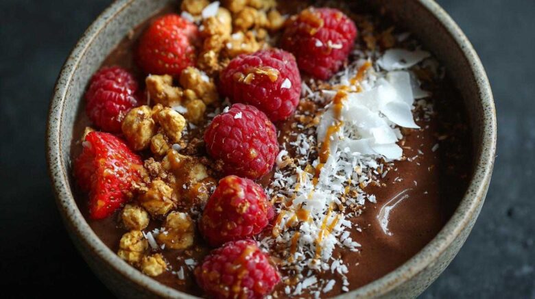 Hot Cocoa Smoothie Bowl