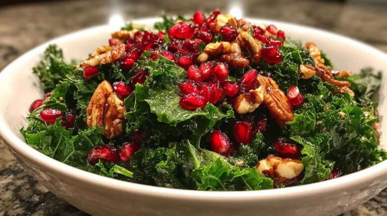 Kale and Pomegranate Winter Salad