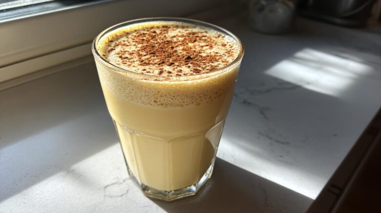 Keto Eggnog Protein Shake