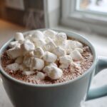 Lavender Hot Chocolate with Marshmallows
