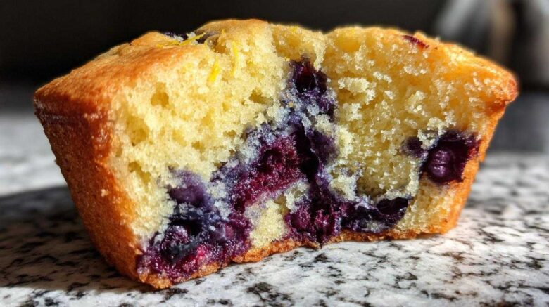 Lemon blueberry muffins