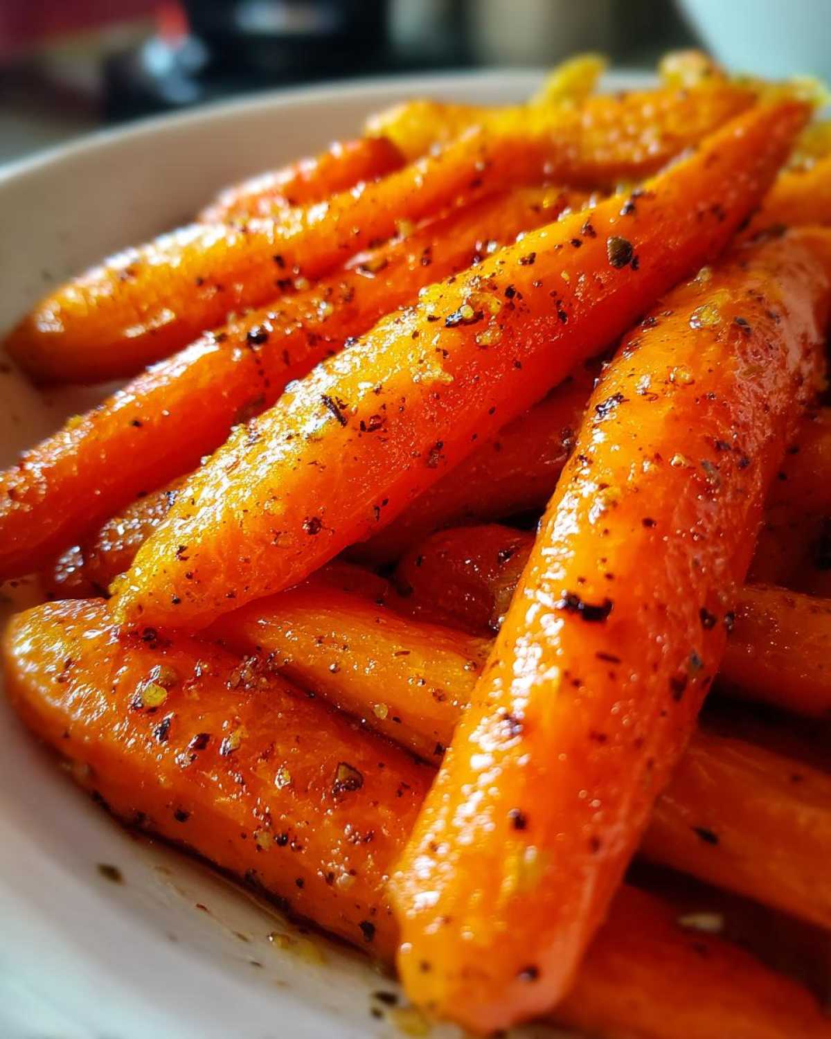 Maple Dijon Glazed Carrots - detail 2