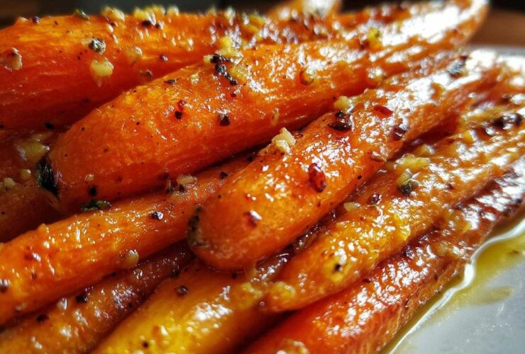 Maple Dijon Glazed Carrots