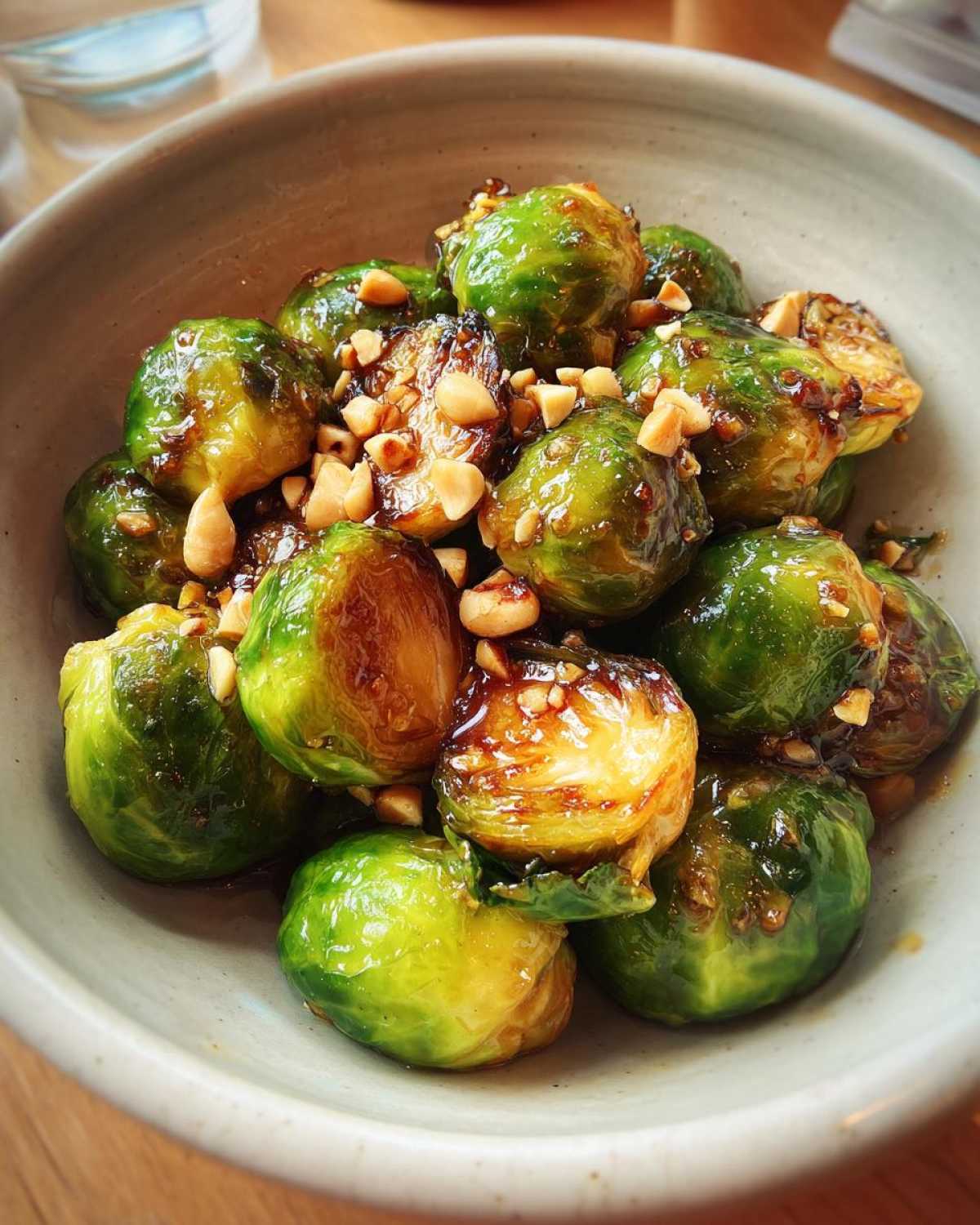 Maple-Glazed Brussels Sprouts with Hazelnuts - detail 2