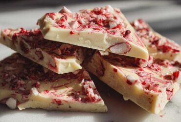 Marbled White Chocolate Peppermint Bark