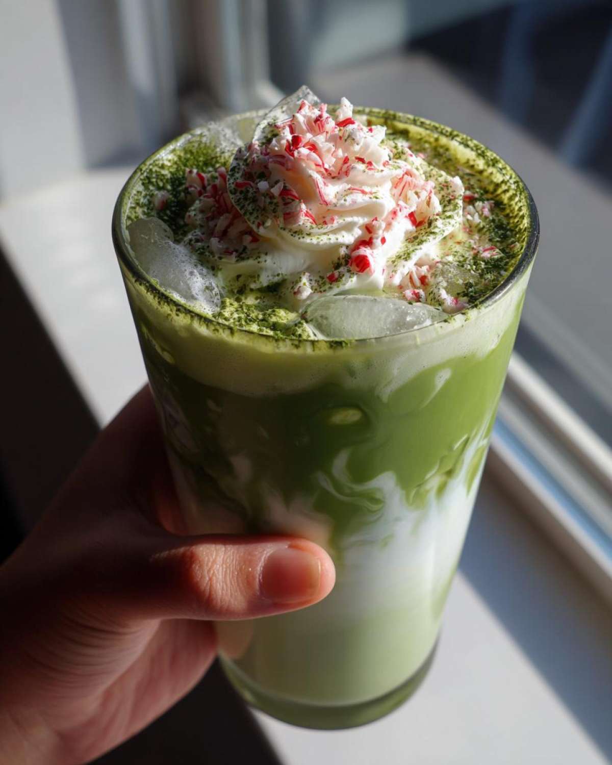 Matcha Peppermint Latte - detail 3