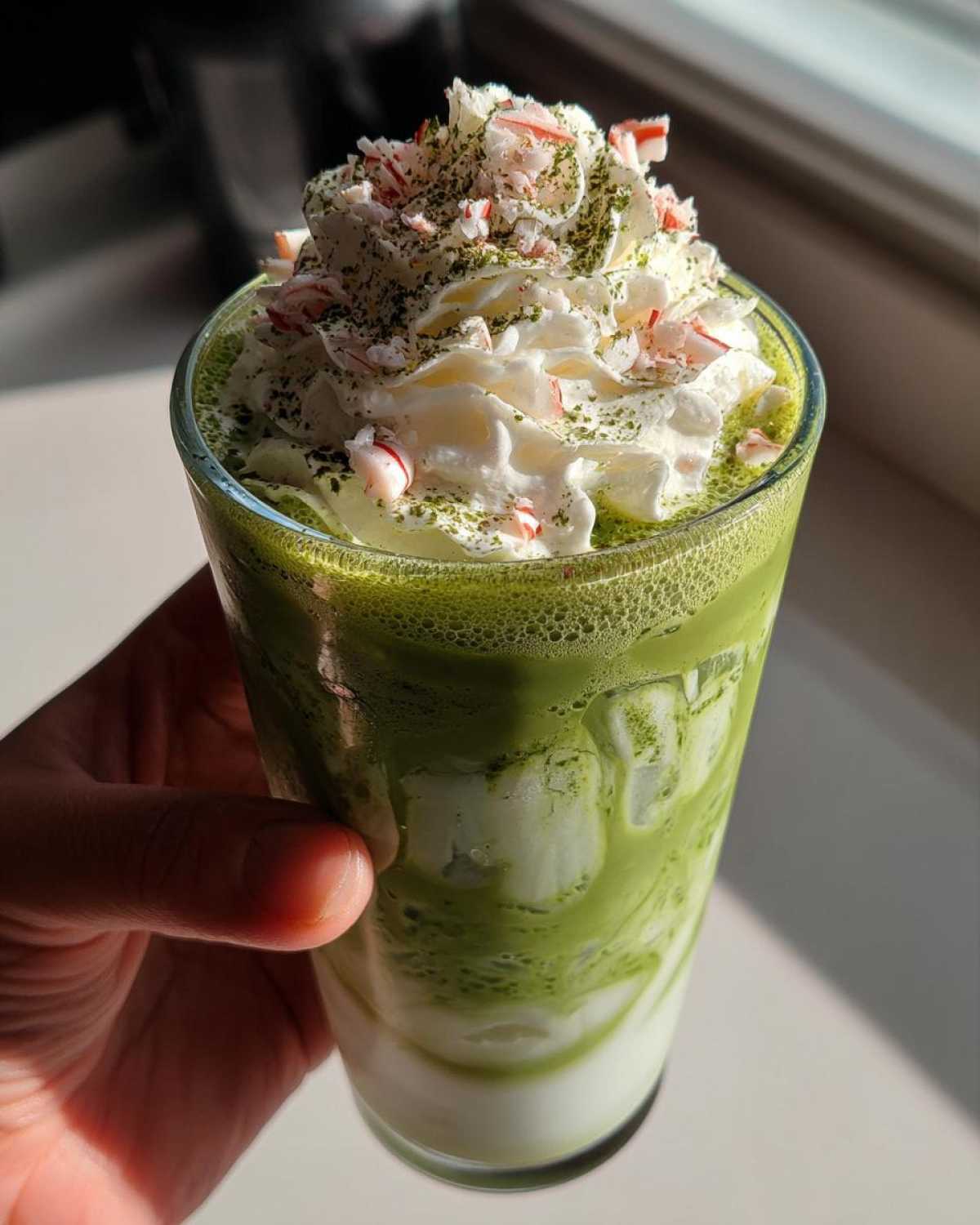 Matcha Peppermint Latte - detail 4