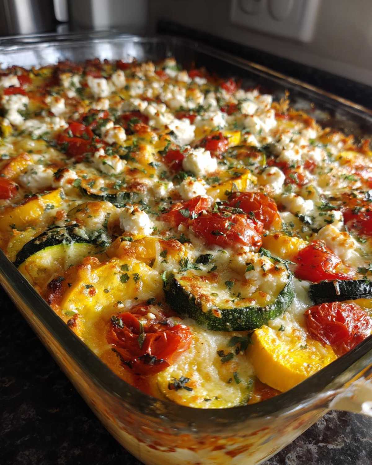 Mediterranean squash casserole - detail 4