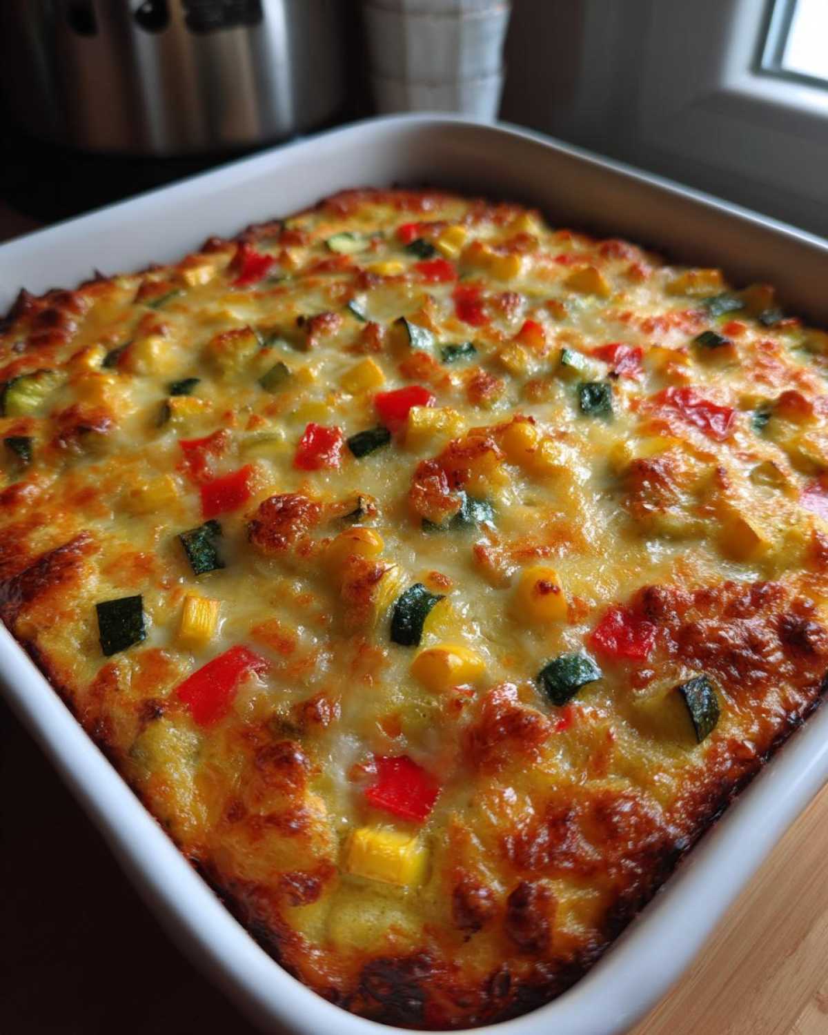 Mexican squash casserole - detail 1
