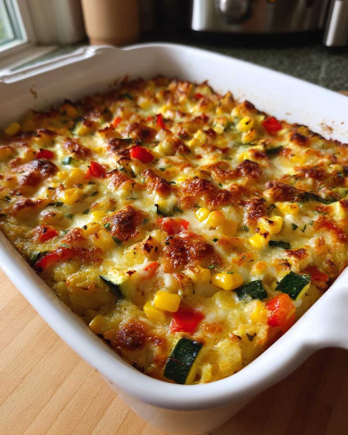 Mexican squash casserole - detail 3