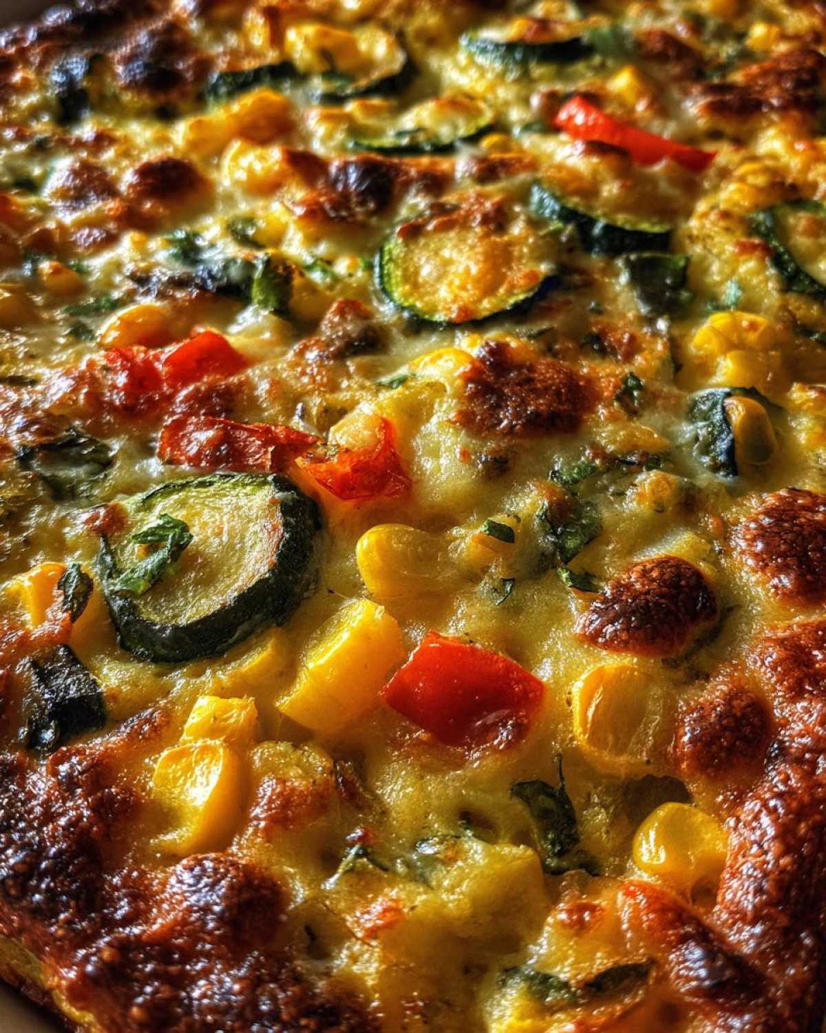 Mexican squash casserole - detail 3