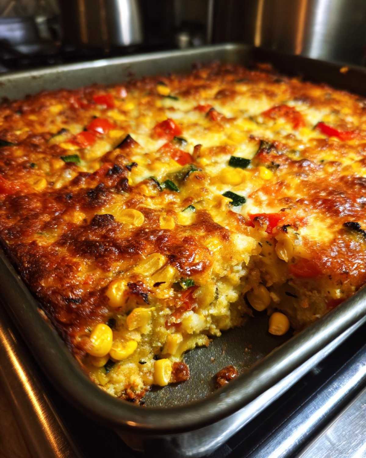Mexican squash casserole - detail 4