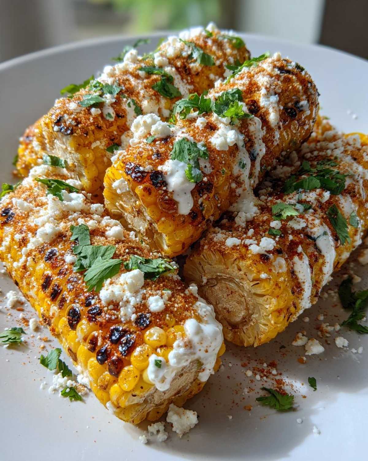 Mexican street corn - detail 1