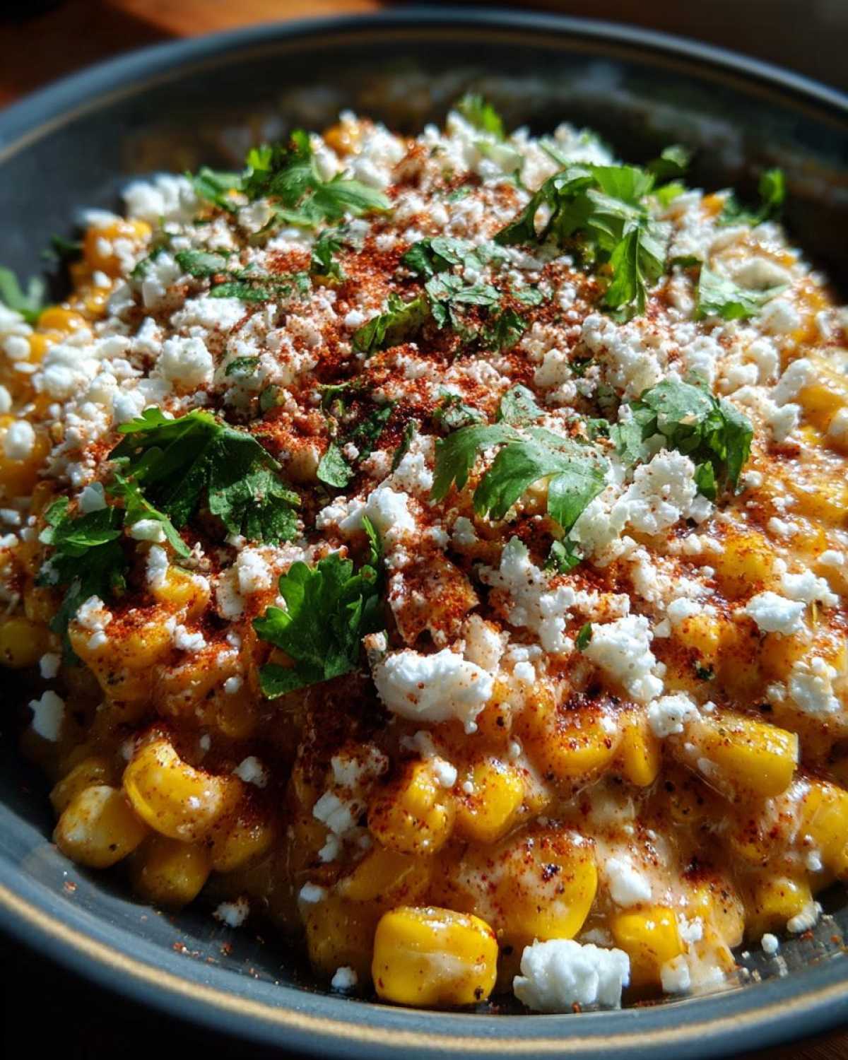 Mexican street corn bowl - detail 1