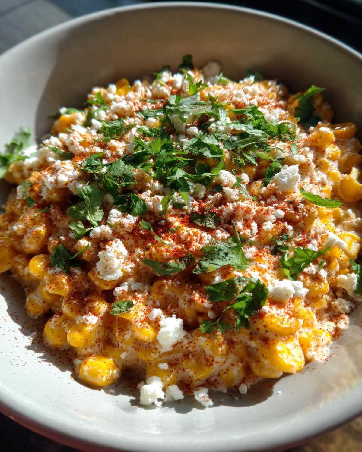 Mexican street corn bowl - detail 4