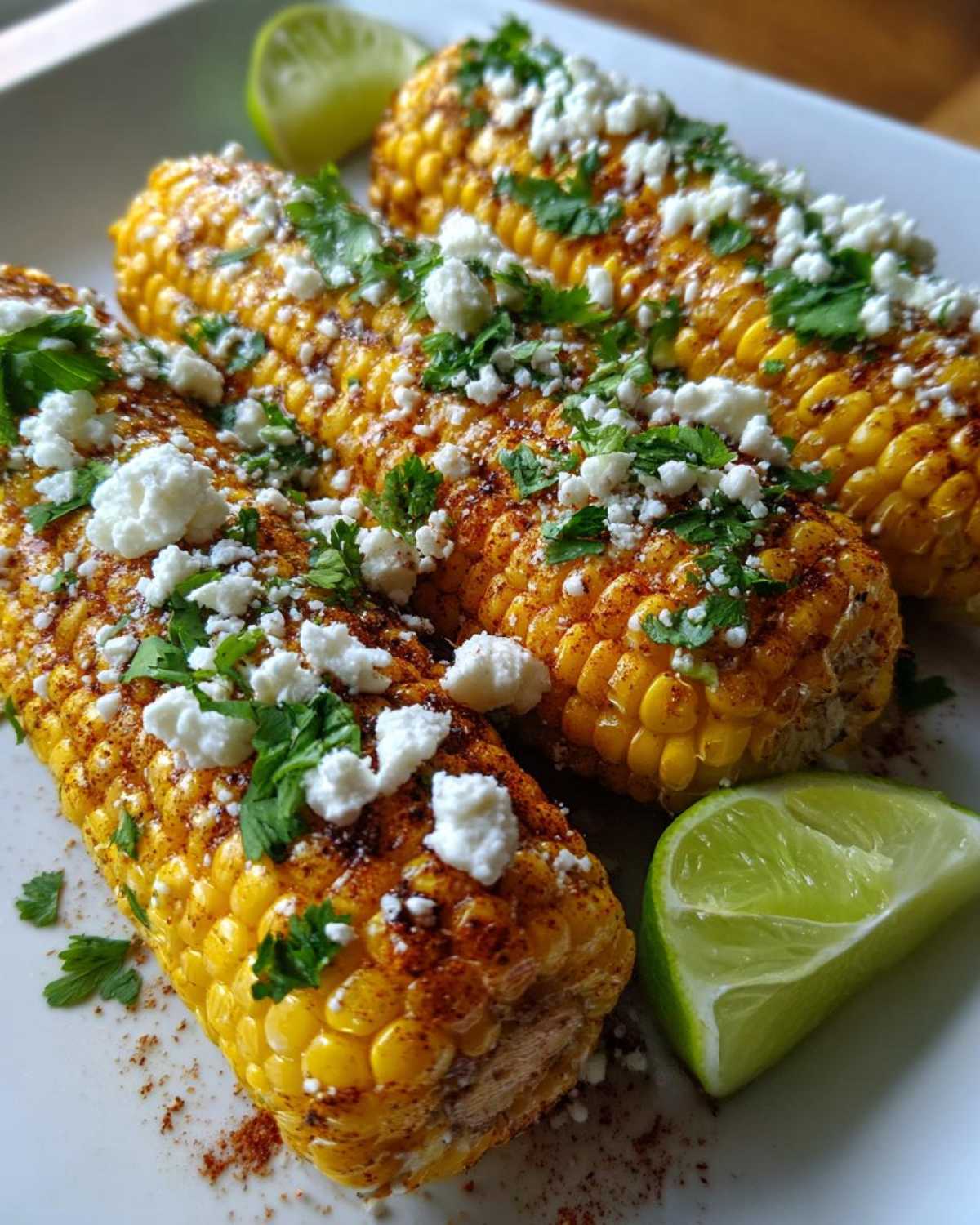 Mexican street corn garnish - detail 2