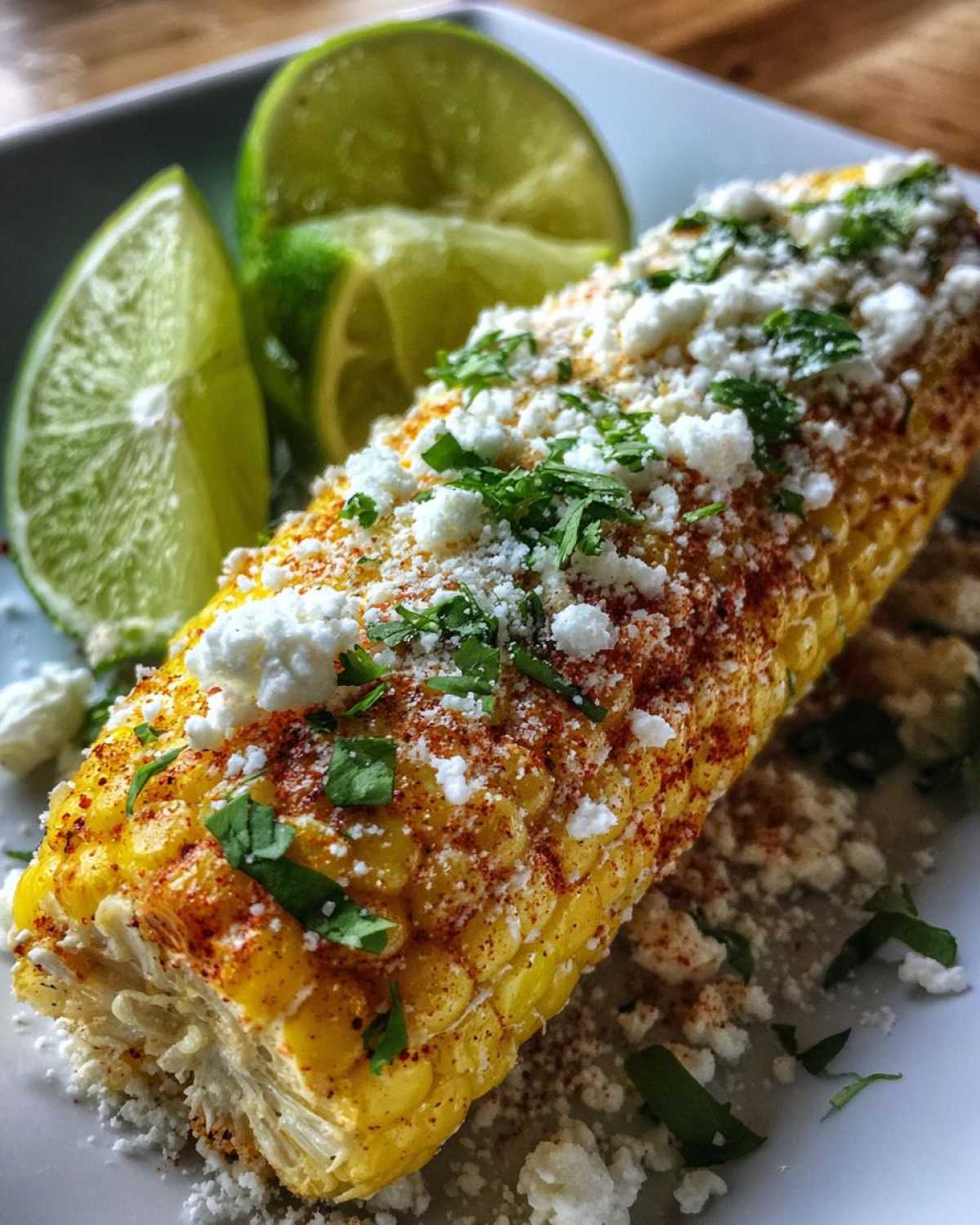 Mexican street corn garnish - detail 3